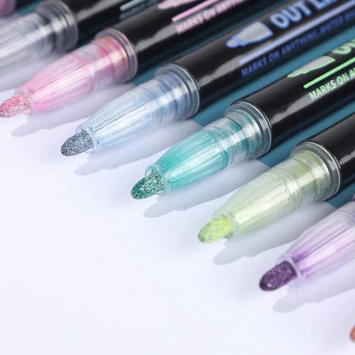 Outline Marker Set | 12 Color Set